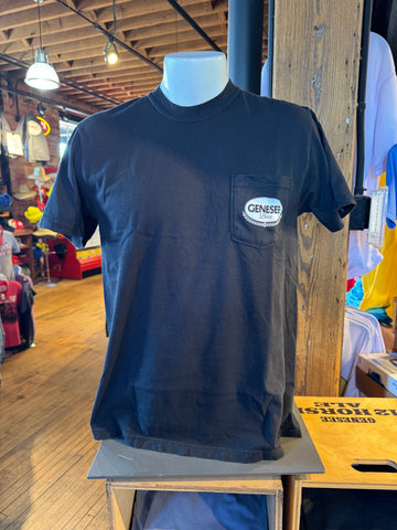 Genesee Black Pocket T