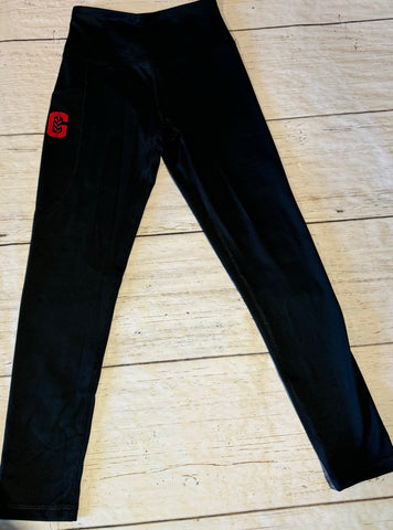 Women’s G Stalk Leggings with leg pocket.Was$55 Now $35