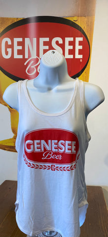 Genesee Women's White Weekend Tank top. Was $25 Now $15