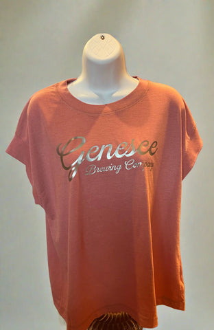 Women's Genesee Brewing Co Mauve T Shirt