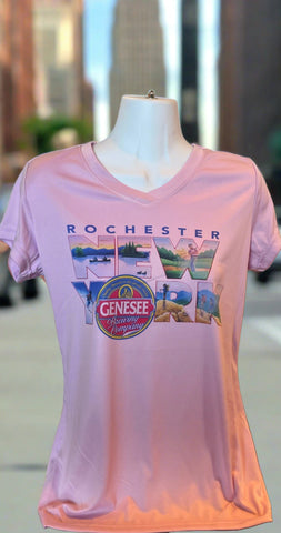 Genesee New York Dri Wik Women's Lilac T