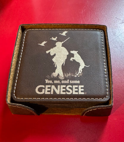 4”X4” You me and Genesee 6pk coaster set