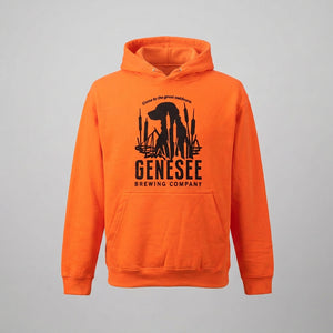Genesee Electric Orange Hunting Hoodie.