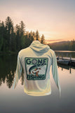 G Stalk Gone Fishing Pike L/S Hooded T Shirt.