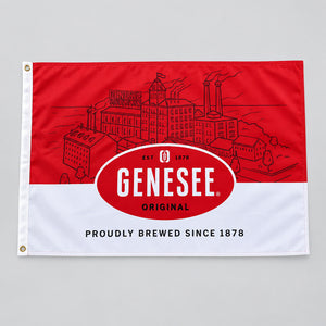Genesee 2’X3’ double Sided Knit Polyester Flag.