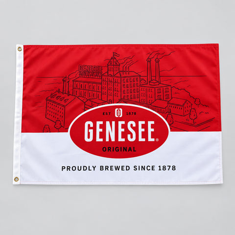 Genesee 2’X3’ double Sided Knit Polyester Flag.