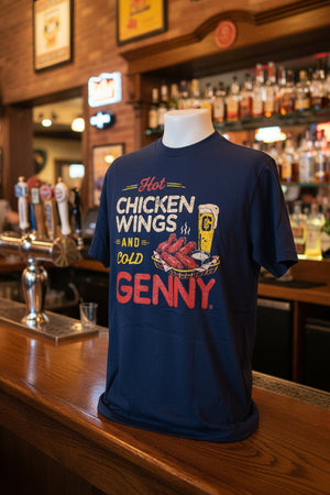 Genesee Hot Chicken Wings and A Cold Genny T.