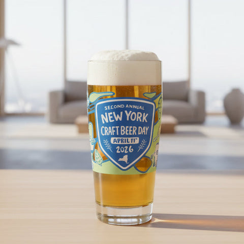 New York Craft Beer Day Glass.