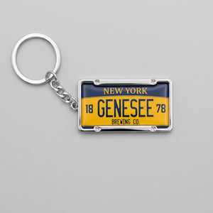 Genesee NY License  Plate Key Chain.