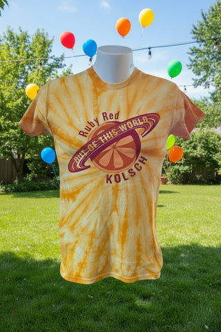 Ruby Red Kolsch “Out Of This World” Tie Dye T.