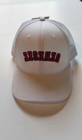 Genesee Upside Down White Trucker Hat