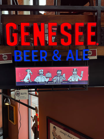 Genesee Beer and Ale LED sign