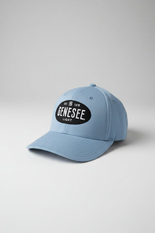 Genesee Light Carolina Blue Fitted Hat.