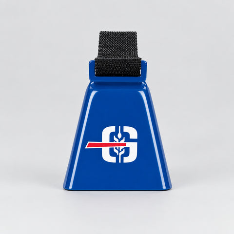 G Stalk Blue Cowbell. Cheer for your team.