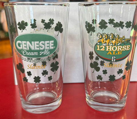 Cream Ale/ 12 Horse Shamrock Pint Glass