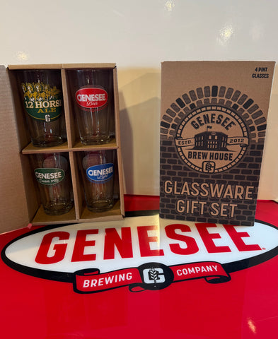 Genesee Brewhouse Glassware Gift Set.