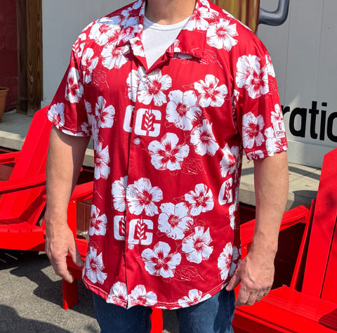 Genesee G stalk Hawaiian shirt.