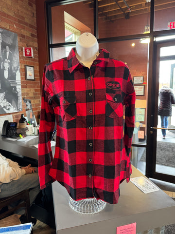 W's Genesee Flannel Button up shirt.