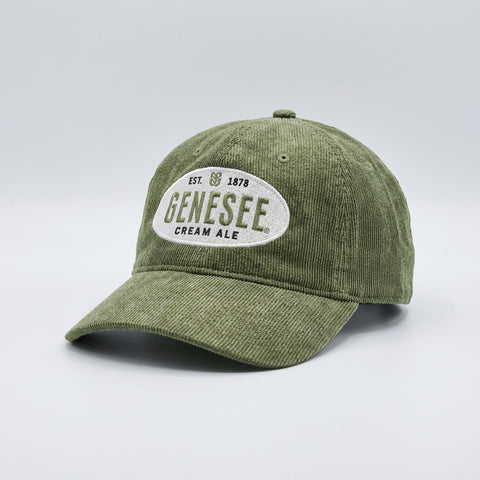 Genesee Cream Ale Green Corduroy Hat.