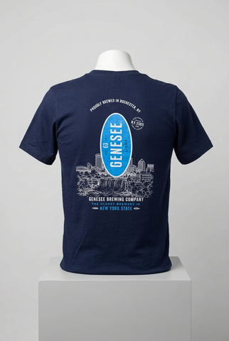 Genesee Light Oldest Brewery Blue T.