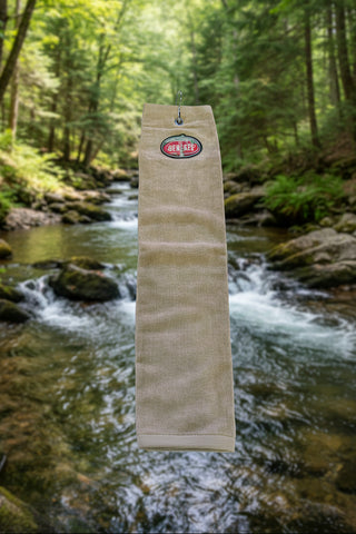 Genesee Tan Trout Fishing Towel.