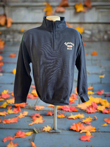 Genesee Beer 1878 1/4 Zip Crew.