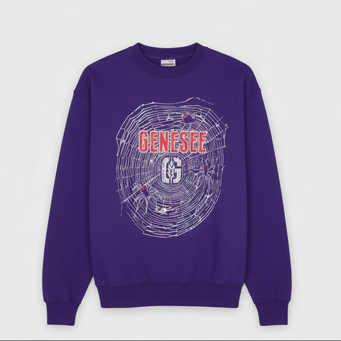 Its Here!! G Stalk Spiderweb Glow in The Dark Purple Crew.