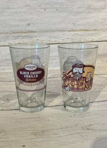 Black Cherry Vanilla Kellerbier pint glass