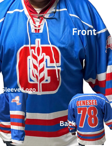 Genesee Blue Hockey Jersey