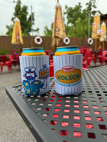 Mango Peach Kolsch can coozie