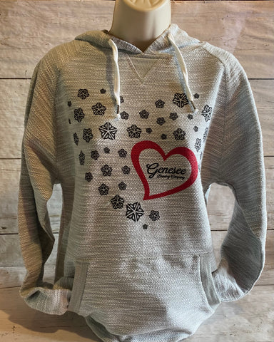 Women's heart hoodie