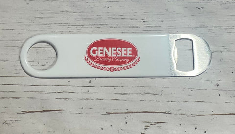 Genesee White bar bottle opener