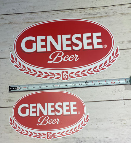 Large Genesee Beer Decals