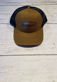 Trucker Patch Adjustable Hat Tan/Black