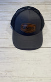 Trucker Patch Adjustable Hat Gray/Black