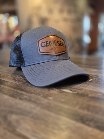 Trucker Patch Adjustable Hat Gray/Black