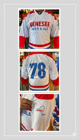 Genesee Beer and Ale Hockey Jersey.