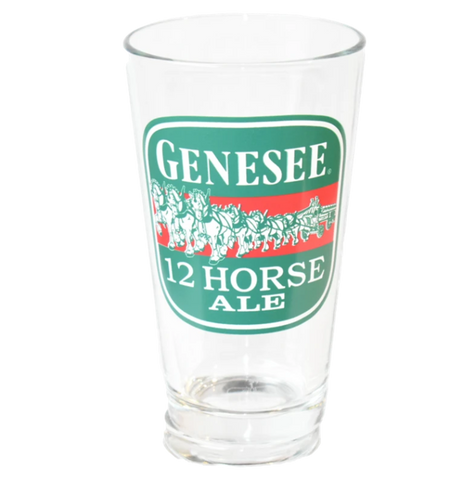12 Horse Pint Glass