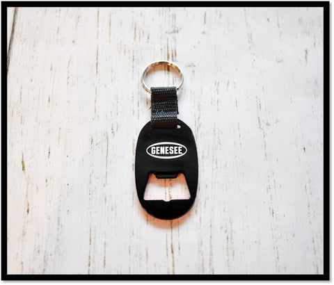 Genesee Keychain Black Keychain Opener - Genesee Gear