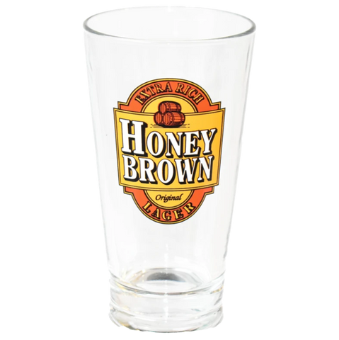 Honey Brown Pint Glass